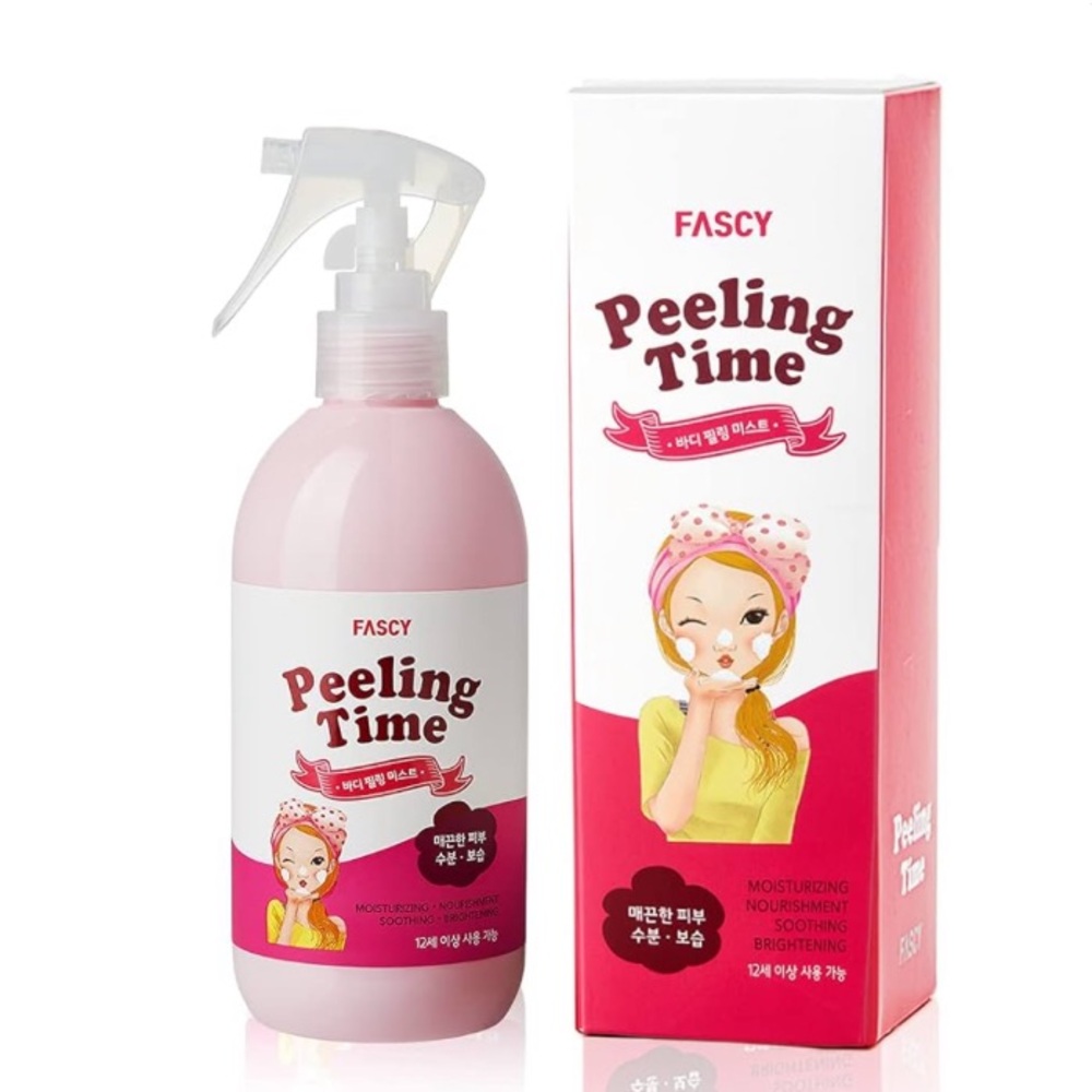 Fascy Peeling Time Moisturizing/Exfoliating Body Peel Spray. NEW IN BOX!